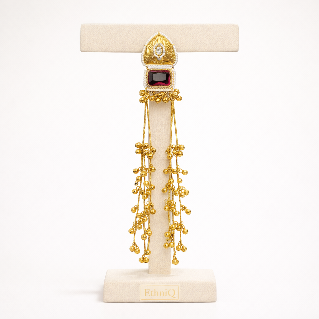Zeenat Kashmiri Long Earrings